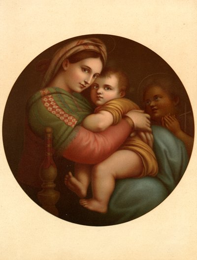 Madonna de la Silla de after Raphael