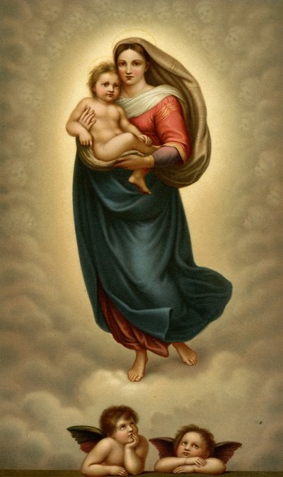 Madonna de San Sisto, Madonna Sistina de after Raphael
