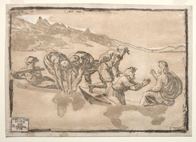 La pesca milagrosa de after Raphael
