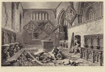 Iglesia de Arundel, Sussex de Samuel (after) Prout