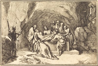 El entierro de after Sébastien Le Clerc I