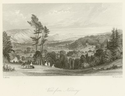 Vista desde Norbury de after Thomas Allom