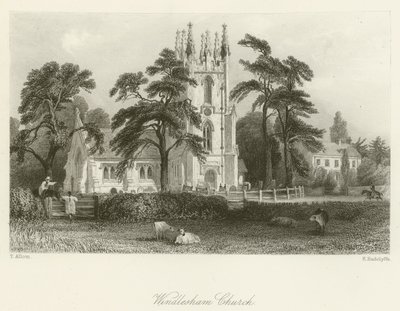 Iglesia de Windlesham de after Thomas Allom
