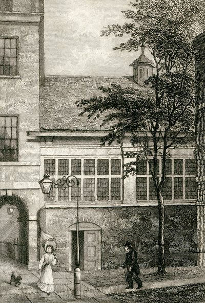 Barnards Inn Hall, 1830 de Thomas Hosmer after Shepherd