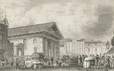 San Pablo Covent Garden, c.1810 de Thomas Hosmer after Shepherd