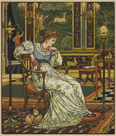 Desiree en su palacio de after Walter Crane