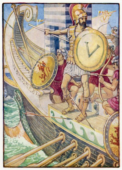 Se convirtió en un blanco para cada flecha de after Walter Crane
