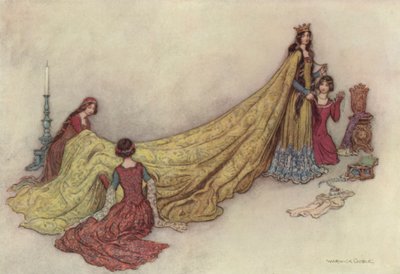 Geoffrey Chaucer, El Cuento del Clérigo de after Warwick Goble