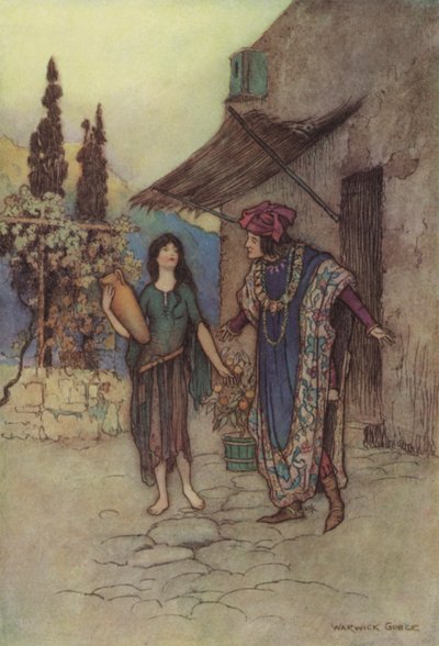 Geoffrey Chaucer, El Cuento del Clérigo de after Warwick Goble