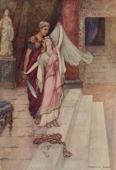 Geoffrey Chaucer, El Cuento del Médico de after Warwick Goble