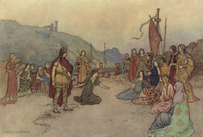 Geoffrey Chaucer, El Cuento de la Mujer de Bath de after Warwick Goble