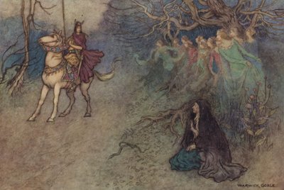 Geoffrey Chaucer, El Cuento de la Mujer de Bath de after Warwick Goble