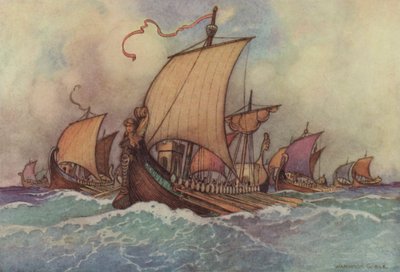Geoffrey Chaucer, Troilo y Crésida de after Warwick Goble
