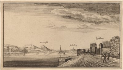 Vista de Lewenberg de after Wenceslaus Hollar