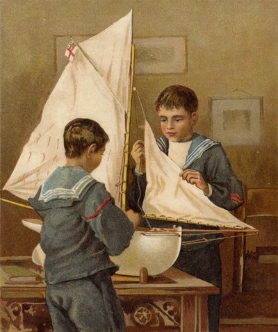 Preparándose para el mar de after William Henry James Boot