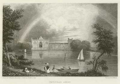 Abadía de Newstead de William after Westall