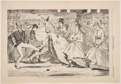 Un baile parisino – Bailando en el Mabille, París de after Winslow Homer