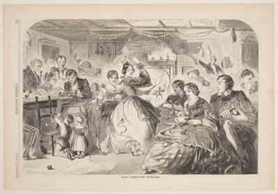 Juegos de otoño – La abeja de la manzana de after Winslow Homer