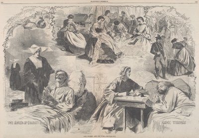 Nuestras mujeres y la guerra de after Winslow Homer