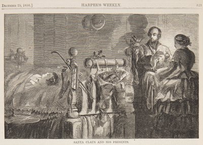 Santa Claus y sus regalos de after Winslow Homer