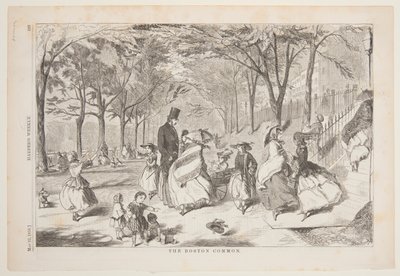 El Boston Common de after Winslow Homer