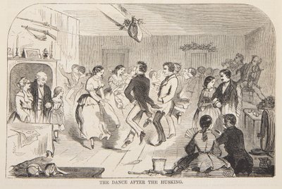 El Baile después del Desgrane de after Winslow Homer