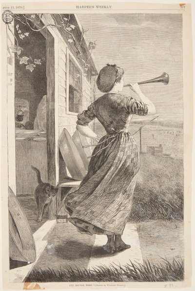 El Cuerno de la Cena de after Winslow Homer