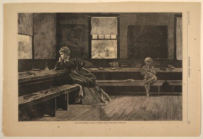 El recreo del mediodía de after Winslow Homer