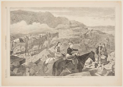 La cumbre del Monte Washington de after Winslow Homer