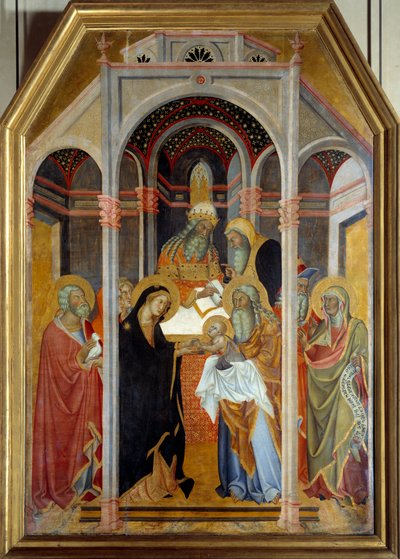 Presentación en el Templo de also Manfredi de Battilori Bartolo di Fredi