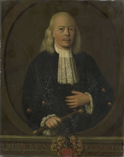 Retrato de Abraham van Riebeeck, Gobernador General de las Indias Orientales Holandesas de anonymous (copy after)