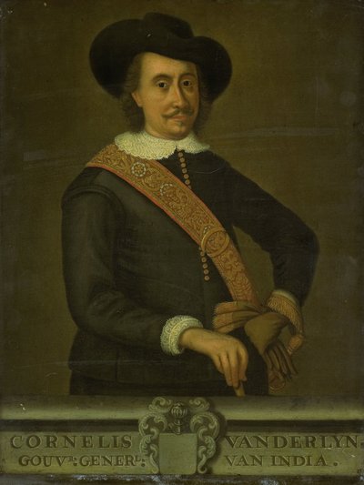 Retrato de Cornelis van der Lijn, Gobernador General de las Indias Orientales Holandesas de anonymous (copy after)