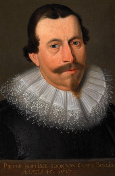 Retrato de Pieter Claesz Boelens (antes titulado Pieter Boelisse) de anonymous (copy after)