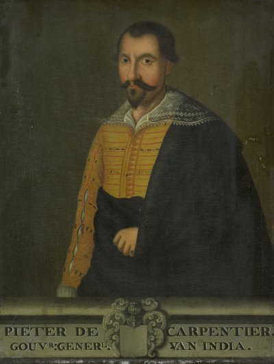 Retrato de Pieter de Carpentier, Gobernador General de las Indias Orientales Holandesas de anonymous (copy after)