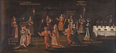 Voto del Faisán (Felipe el Bueno e Isabel en la Fiesta del Faisán en Lille en 1454) de anonymous (copy after)