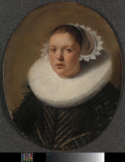 Retrato de Josina Jansdr de Carpentier (1601-34) de anonymous (possibly)