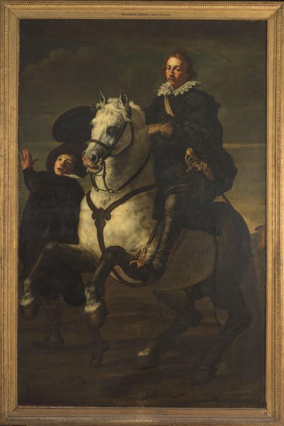 Retrato de un hombre a caballo de anonymous (possibly)