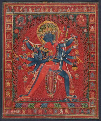 Chakrasamvara y su consorte Vajravarahi de anonymous 