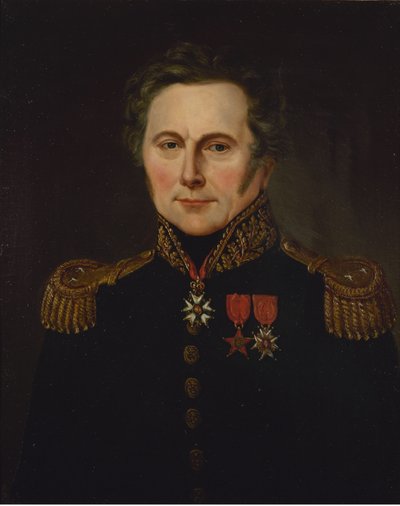Francés: Portrait du général Louis Hugo (1777-1843) de anonymous 