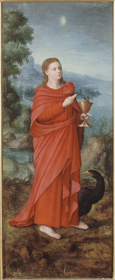 Francés: Saint Jean à Patmos de anonymous 