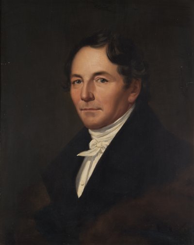 Alemán: Portrait of Joseph Nigg de anonymous 