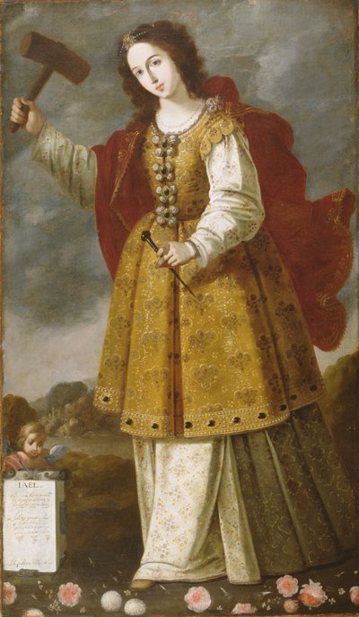 Jael, c.1650 (óleo sobre lienzo) de attr. to Bernab de Ayala