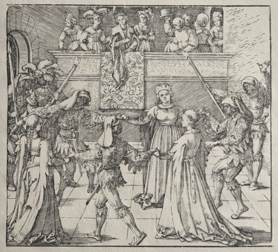 El Baile de Máscaras de attributed to Albrecht Dürer