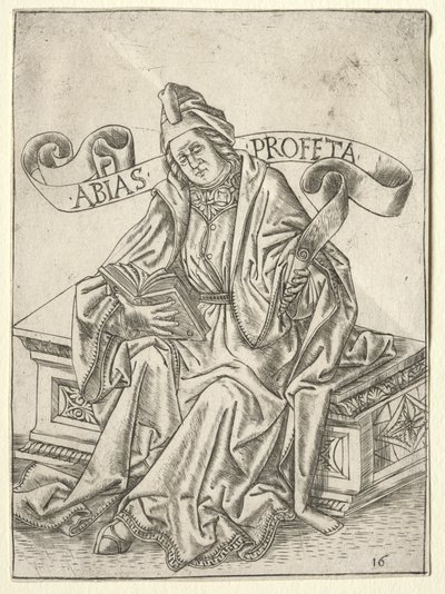 Los profetas: Abdías de attributed to Baccio Baldini