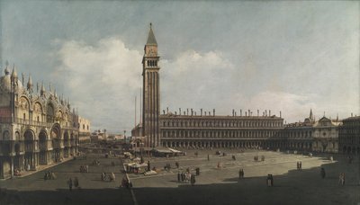 Piazza San Marco, Venecia de attributed to Bernardo Bellotto