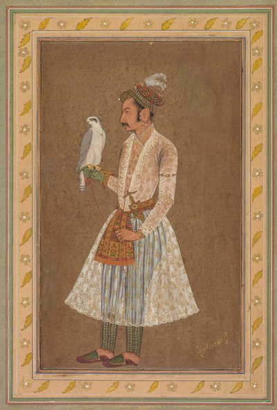 Retrato de Raja Jagat Singh de Nurpur (reinó entre 1618 y 1646) de attributed to Bichitr