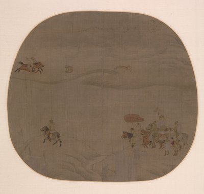 La caza de otoño de attributed to Chen Juzhong