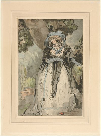 Sra. Samuel Howitt (nacida Elizabeth Rowlandaon) de attributed to George Murgatroyd Woodward