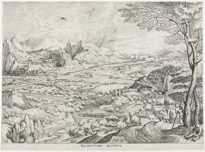 The Large Landscapes:  Solicitudo Rustica de attributed to Jan van Doetechum