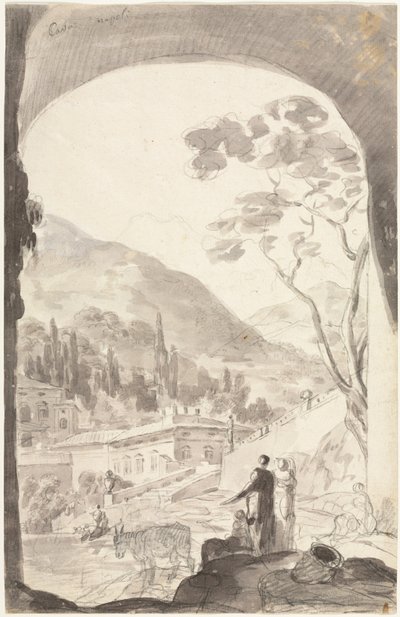 Cava Nápoles de attributed to Jean Honoré Fragonard